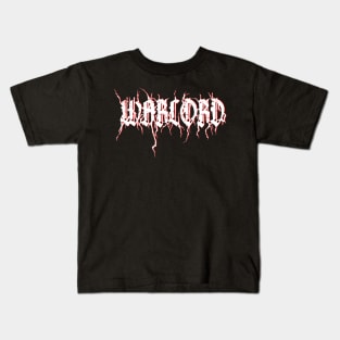 Warlord (White) Kids T-Shirt